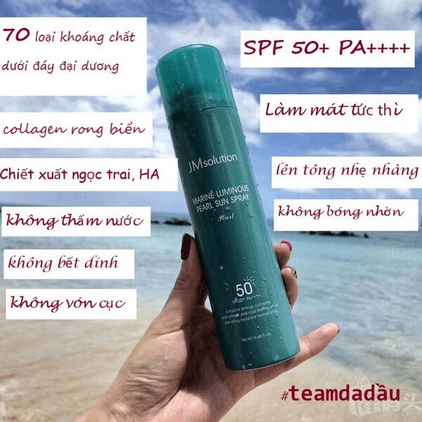 Xịt chống nắng JM SolutIon Sun Spray SPF50+ / PA ++++ | Vinie.minisize