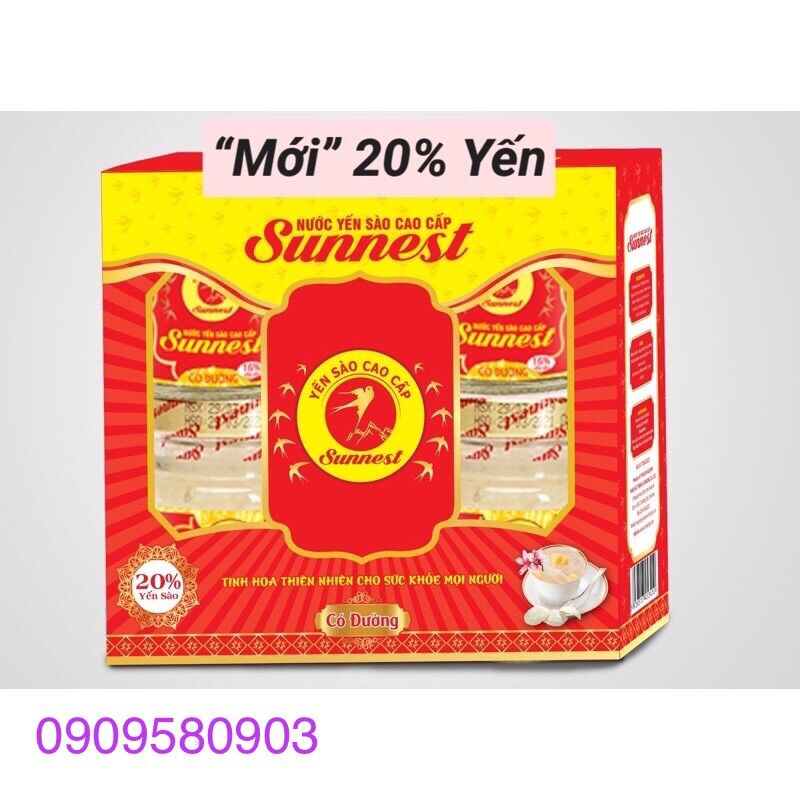❤nước yến sào cao cấp sunnest⭐️ 20% yến sào⭐️