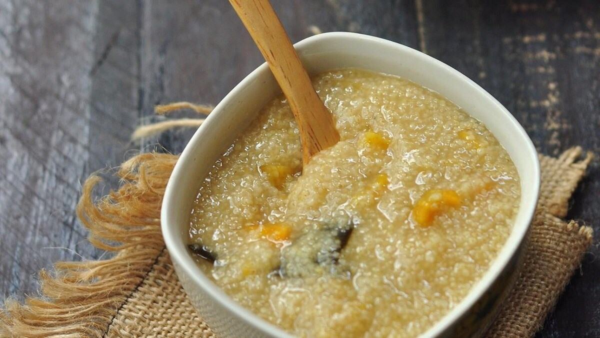 Hạt kê vàng tách vỏ cám túi 500gr