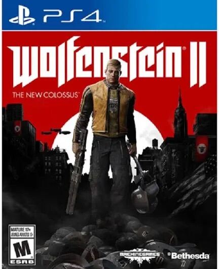 Đĩa game ps4 Wolfenstein The New order- like new