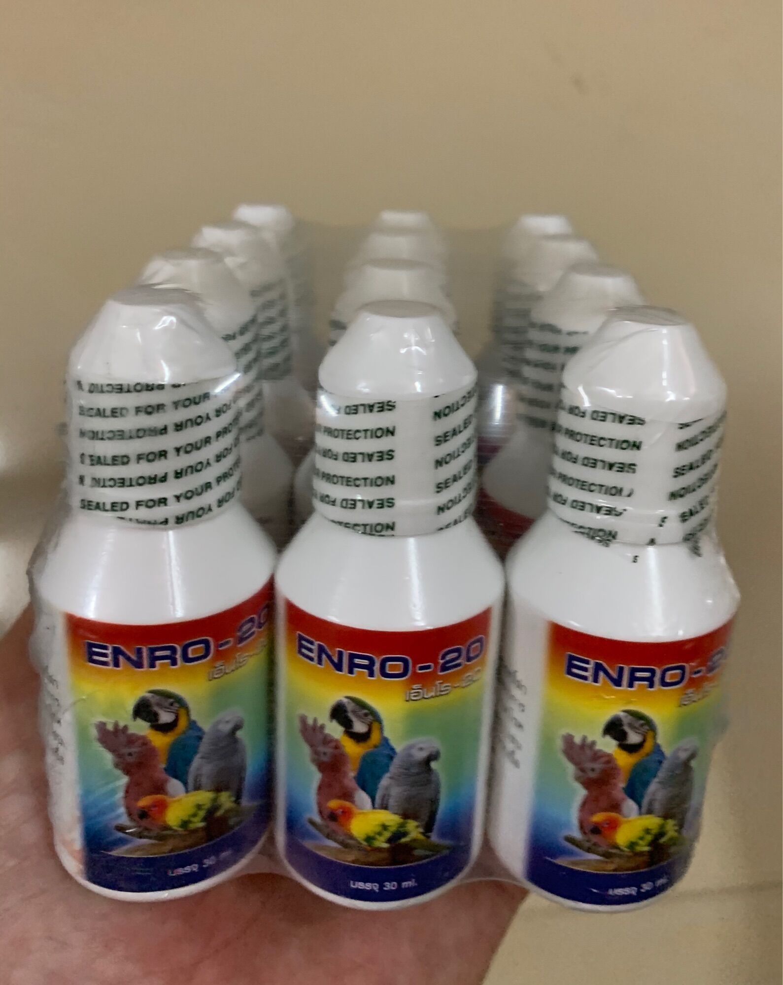 ENRO 20 (THÁI LAN) CHO CÁC DÒNG VẸT, CHIM CẢNH