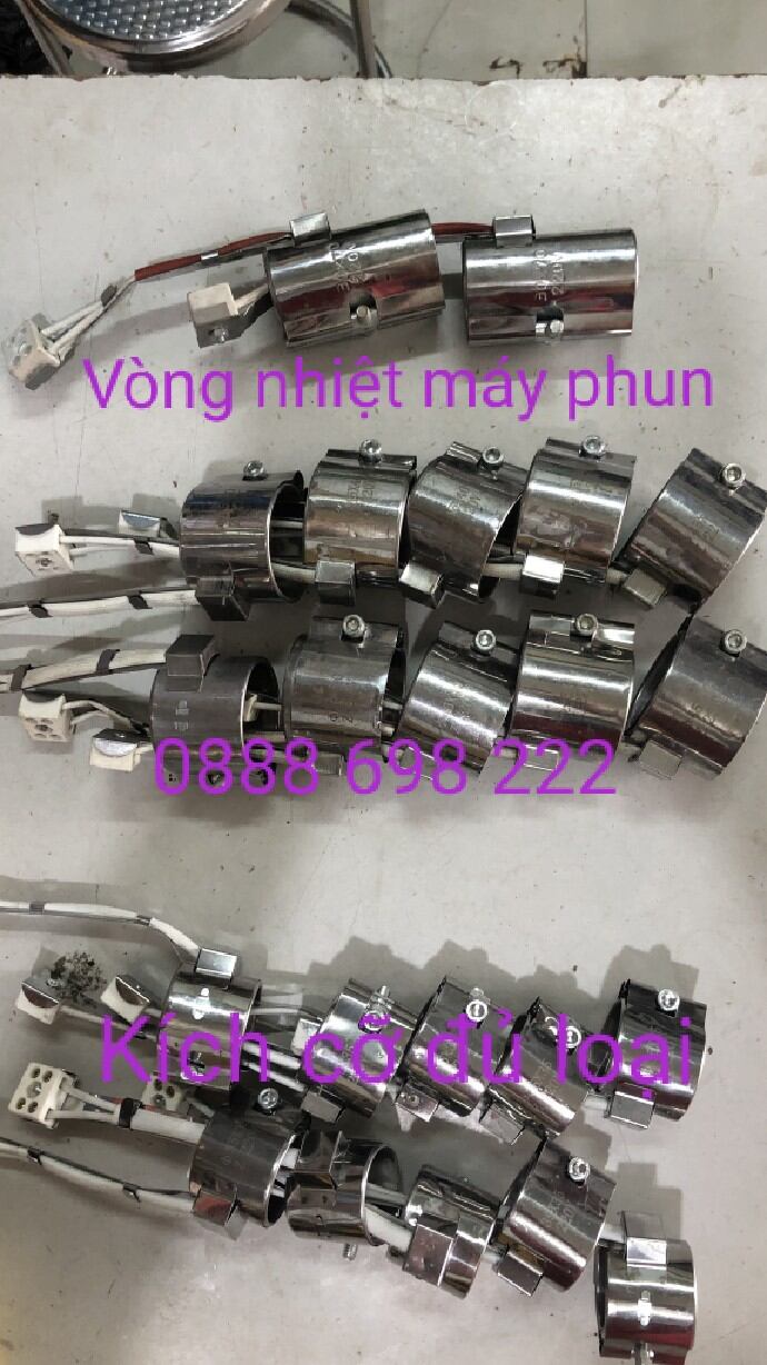 Vòng nhiệt máy ép nhựa phi 60x40mm 220v