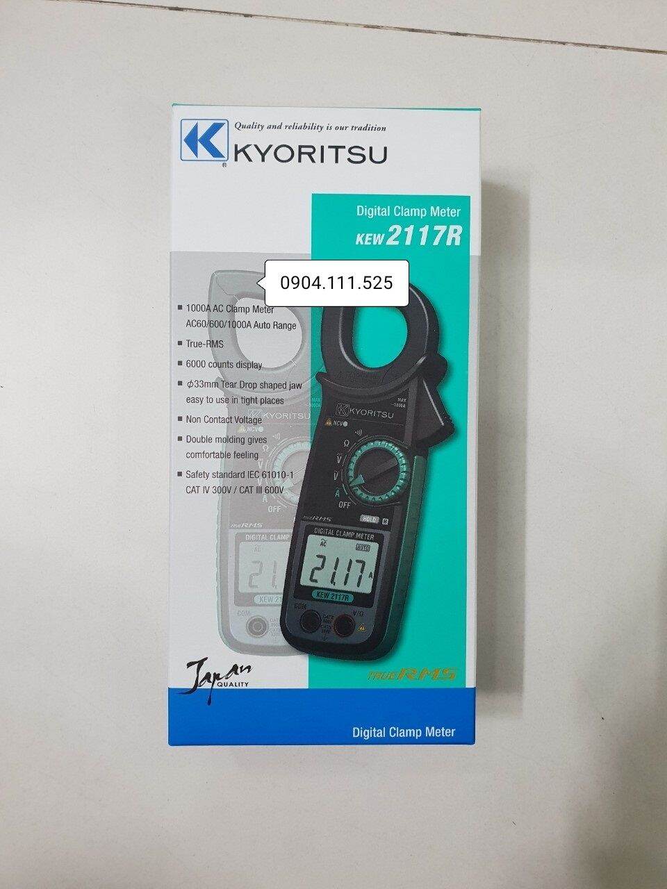 [HCM]Ampe kìm AC Kyoritsu 2117R (60.00/600.0/1000A)