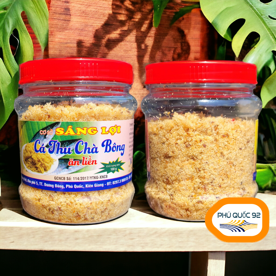 Cá thu chà bông phú quốc hủ 100g