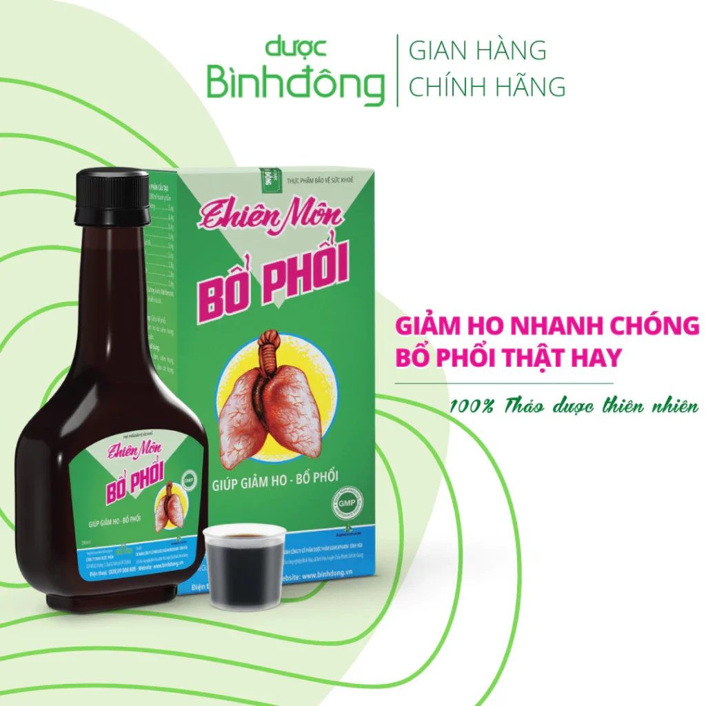 Thiên môn bổ phổi bình đông