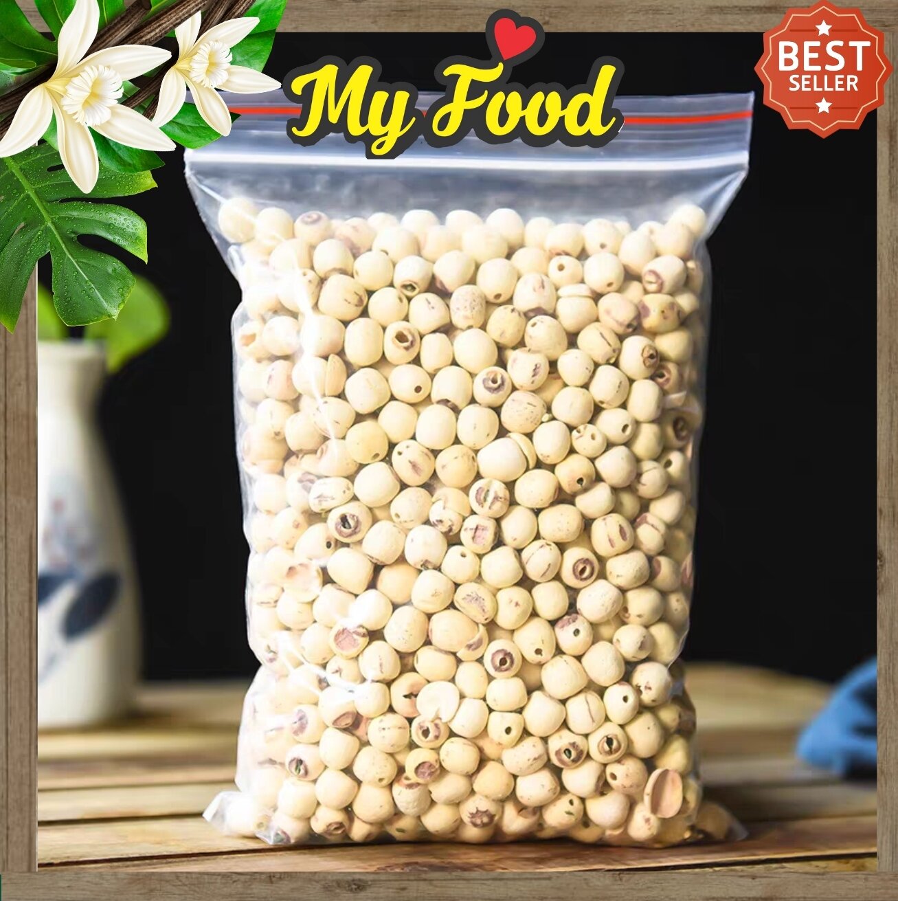 1 kg of Delicious Grade 1 Lotus Seeds