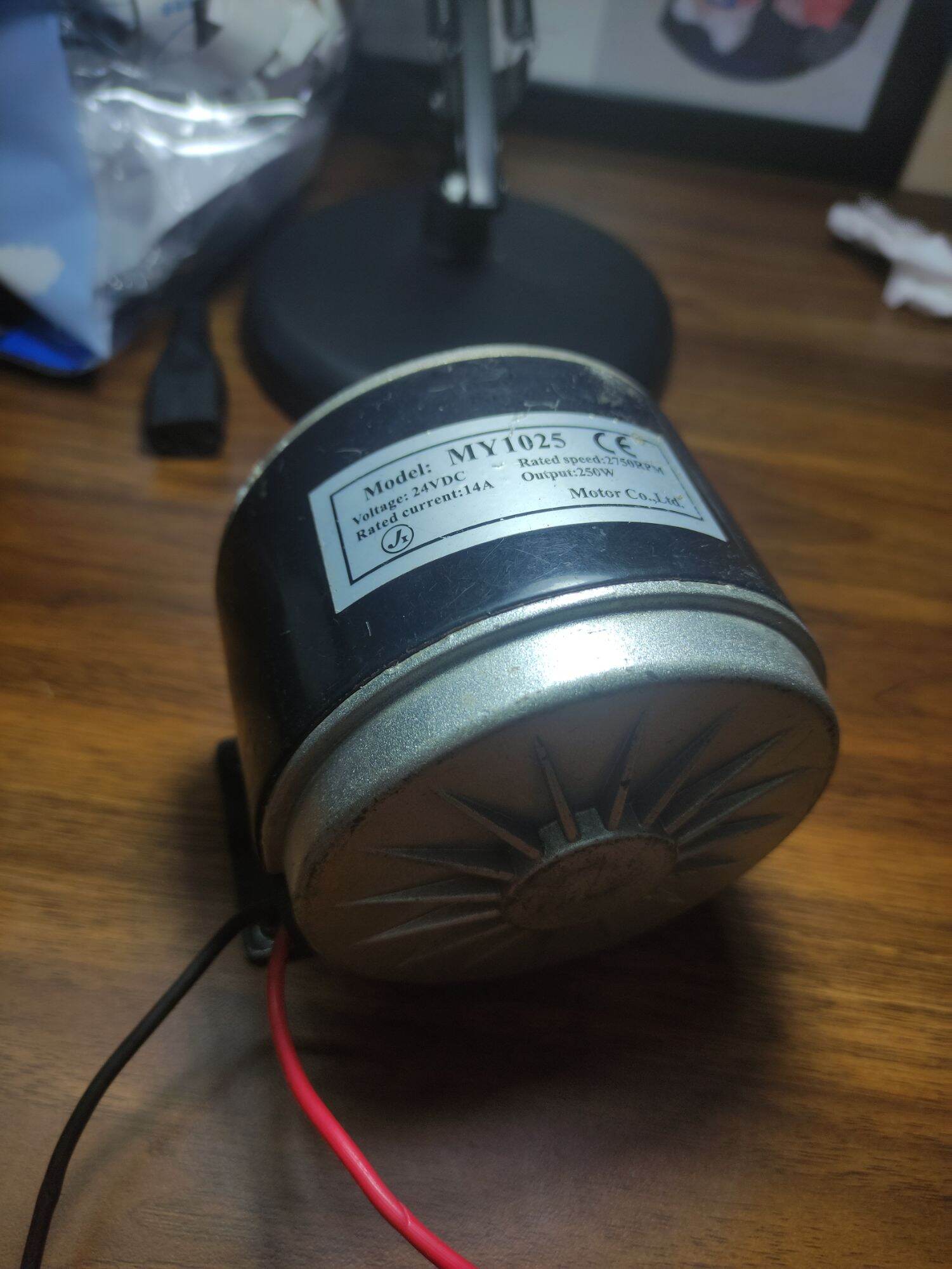 Động cơ điện MY1025 24V 250W — Đã dùng, hoạt động tốt — Thanh lý giá tốt