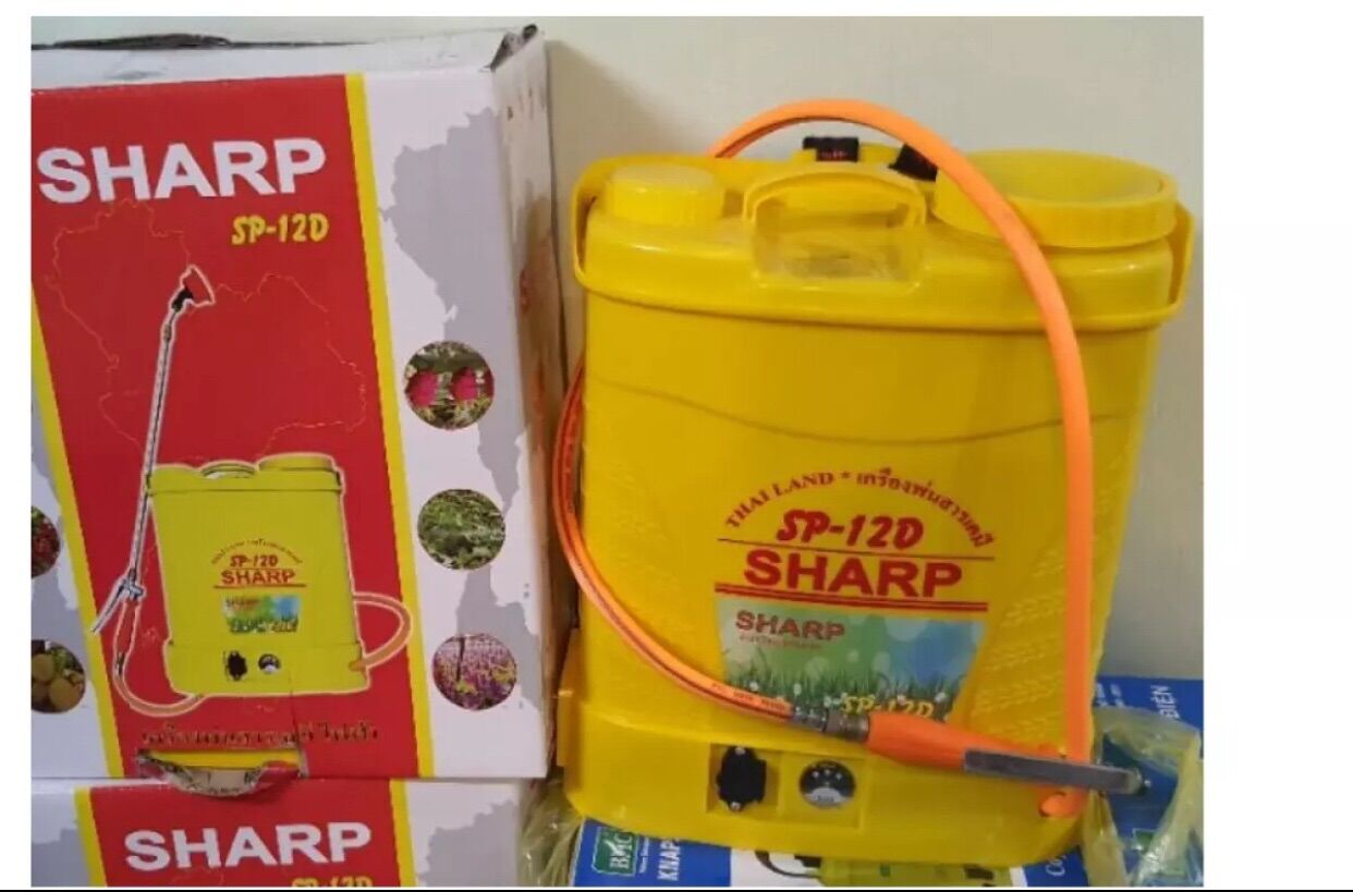 Bình phun 12Lít của Sharp - Bình xịt điện nhỏ gọn Sharp SP-12D (Bình xịt điện Thái Lan, Bình xịt 12L)