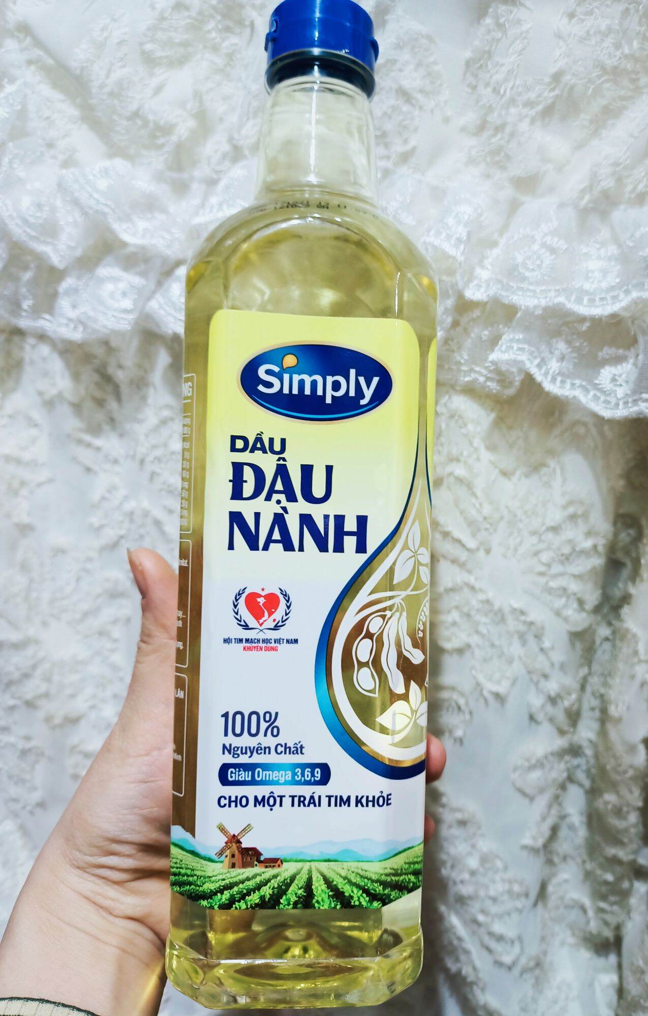 Dầu ăn Simply dầu đậu nành 1L