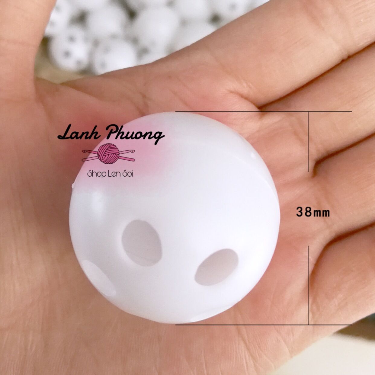 Lục lạc viên nhựa tròn âm thanh vui nhộn