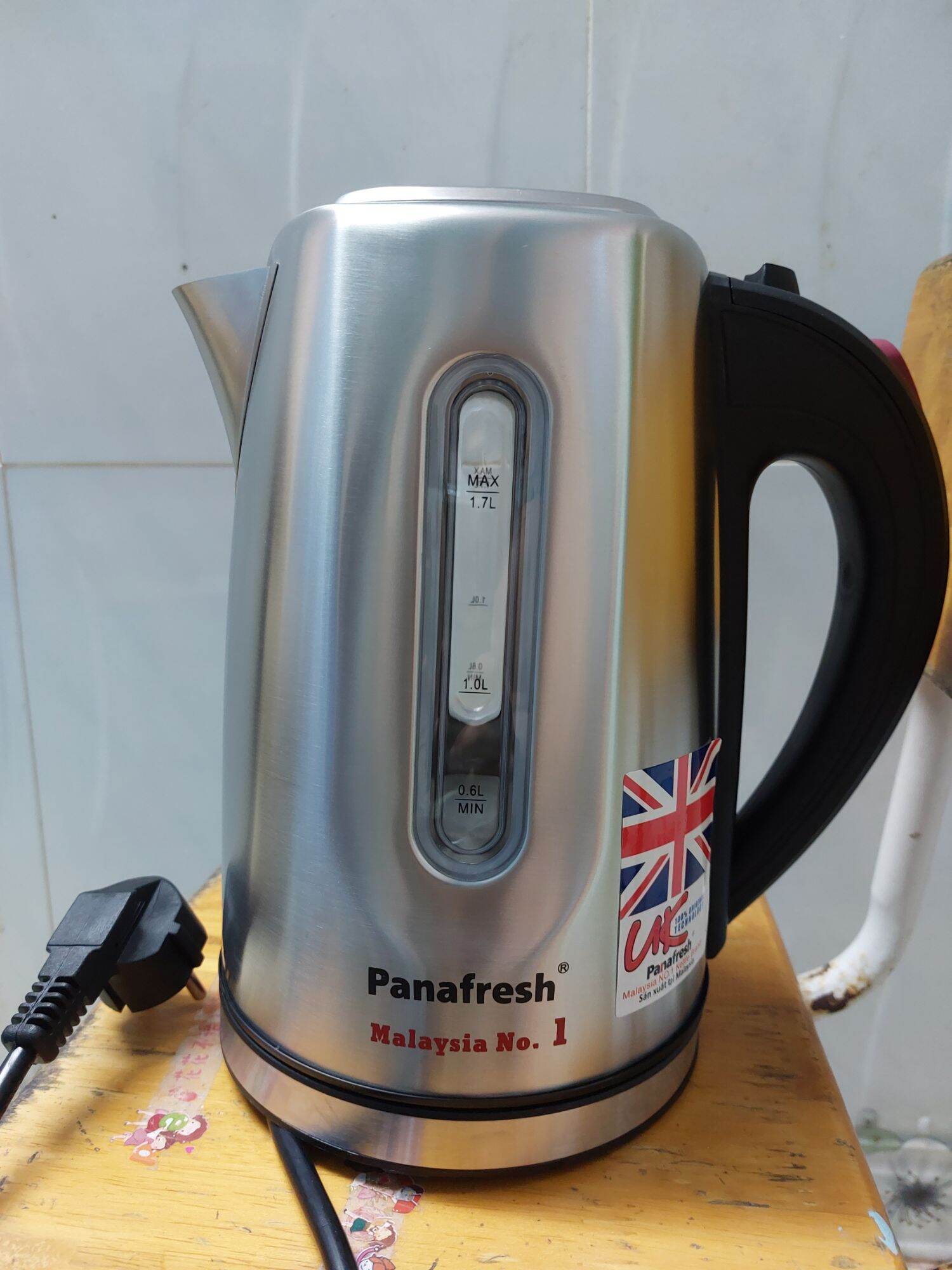 Bình nấu nước siêu tốc inox nhập khẩu malaysia