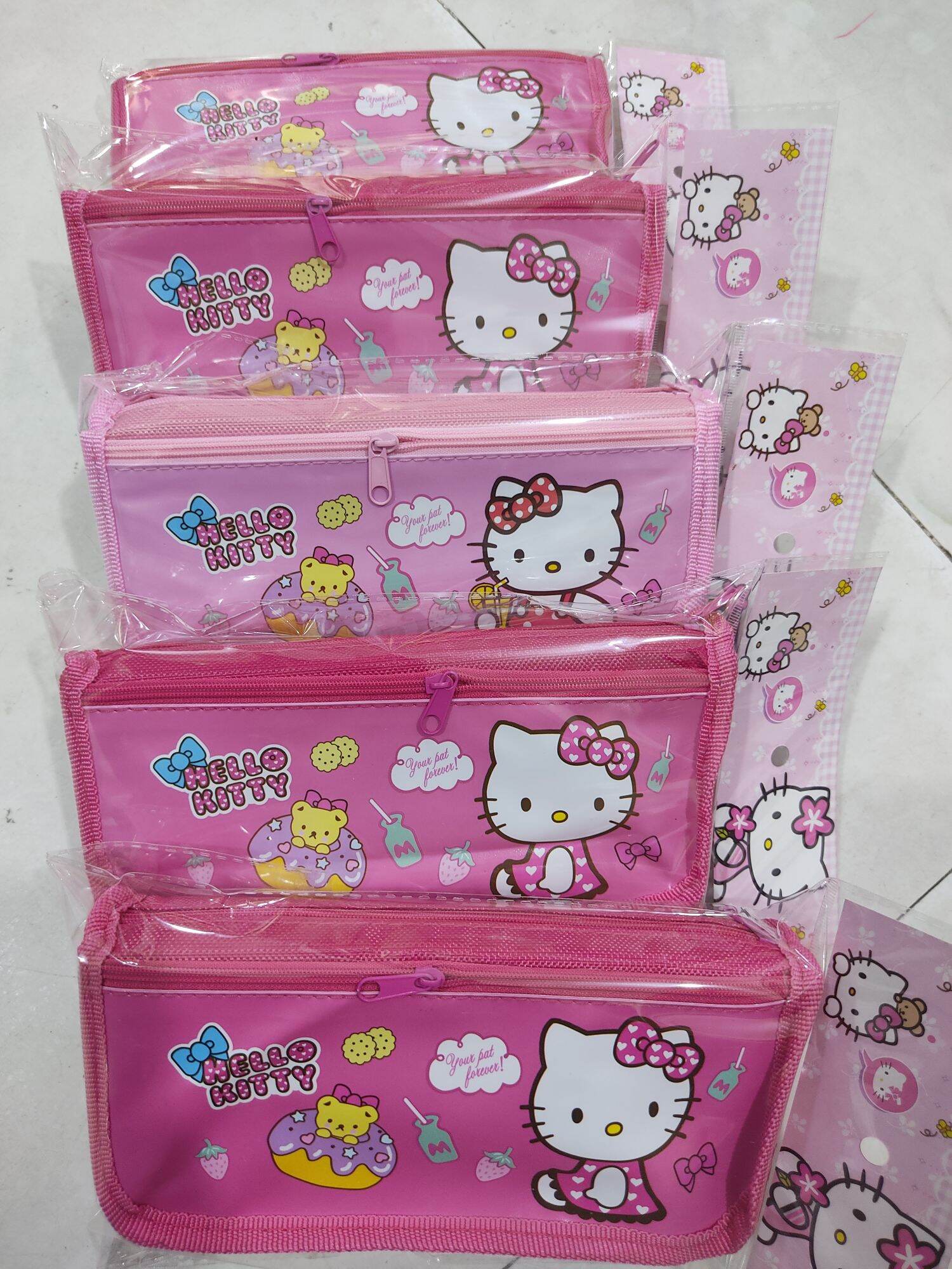 Hộp bút vải hình kitty