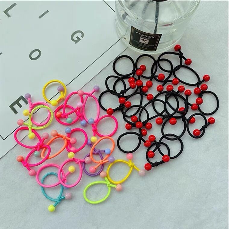 Thun cột tóc đủ mẫu co giãn chắc chắn 1 hộp 50 cọng