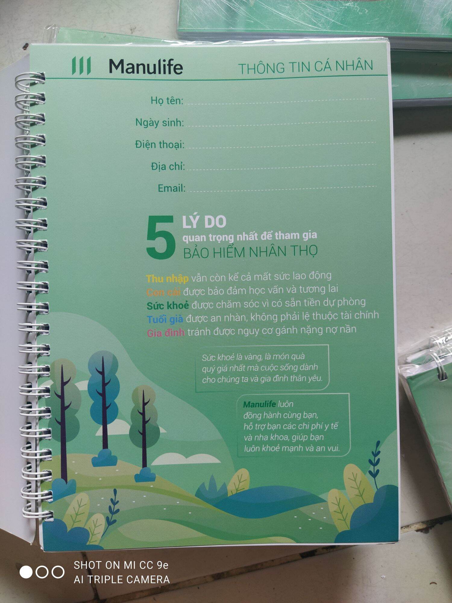 [HCM]SỔ TAY MANULIFE