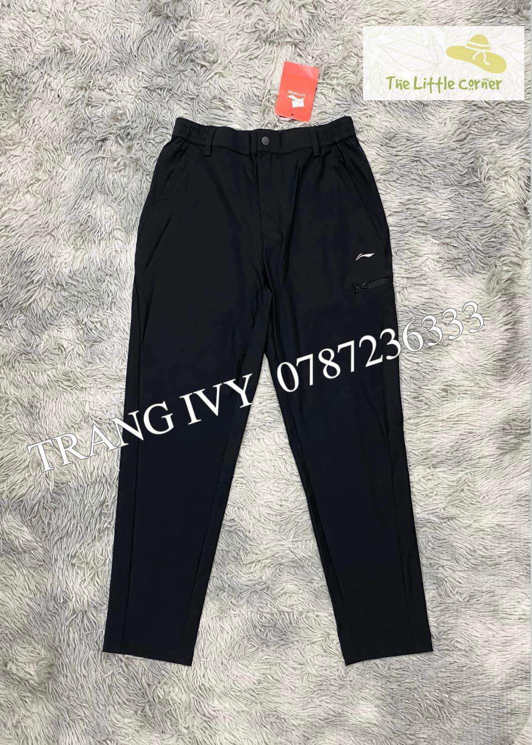 Quần gió cạp khuy nam nữ Lining