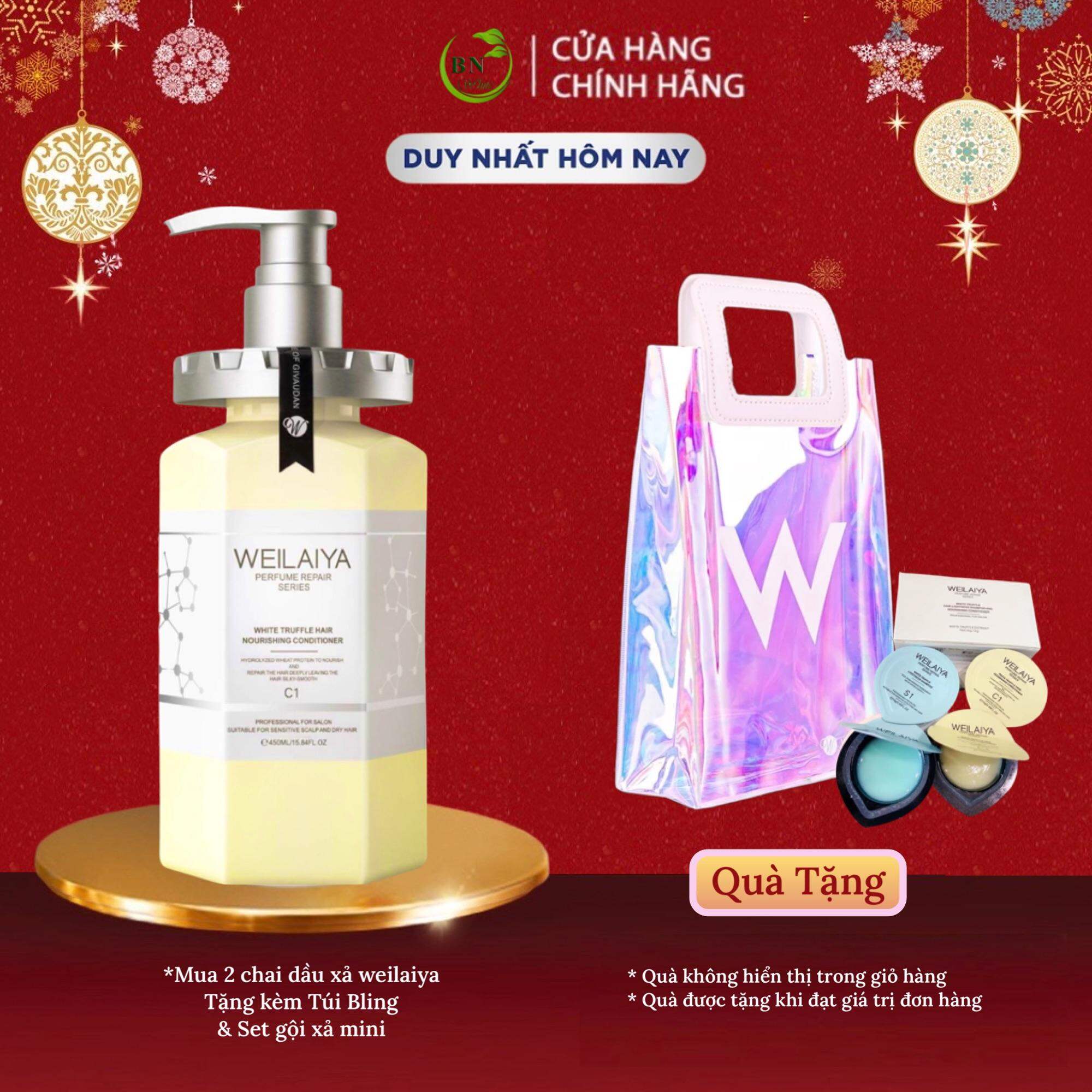 Dầu xả phục hồi đa tầng nấm truffle Weilaiya White Truffle Hair Nourishing Conditioner 450ml