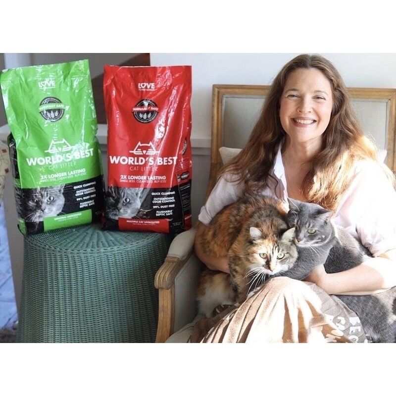 World's best cat litter usa cát vệ sinh hữu cơ từ cây bắp bao 3.18kg