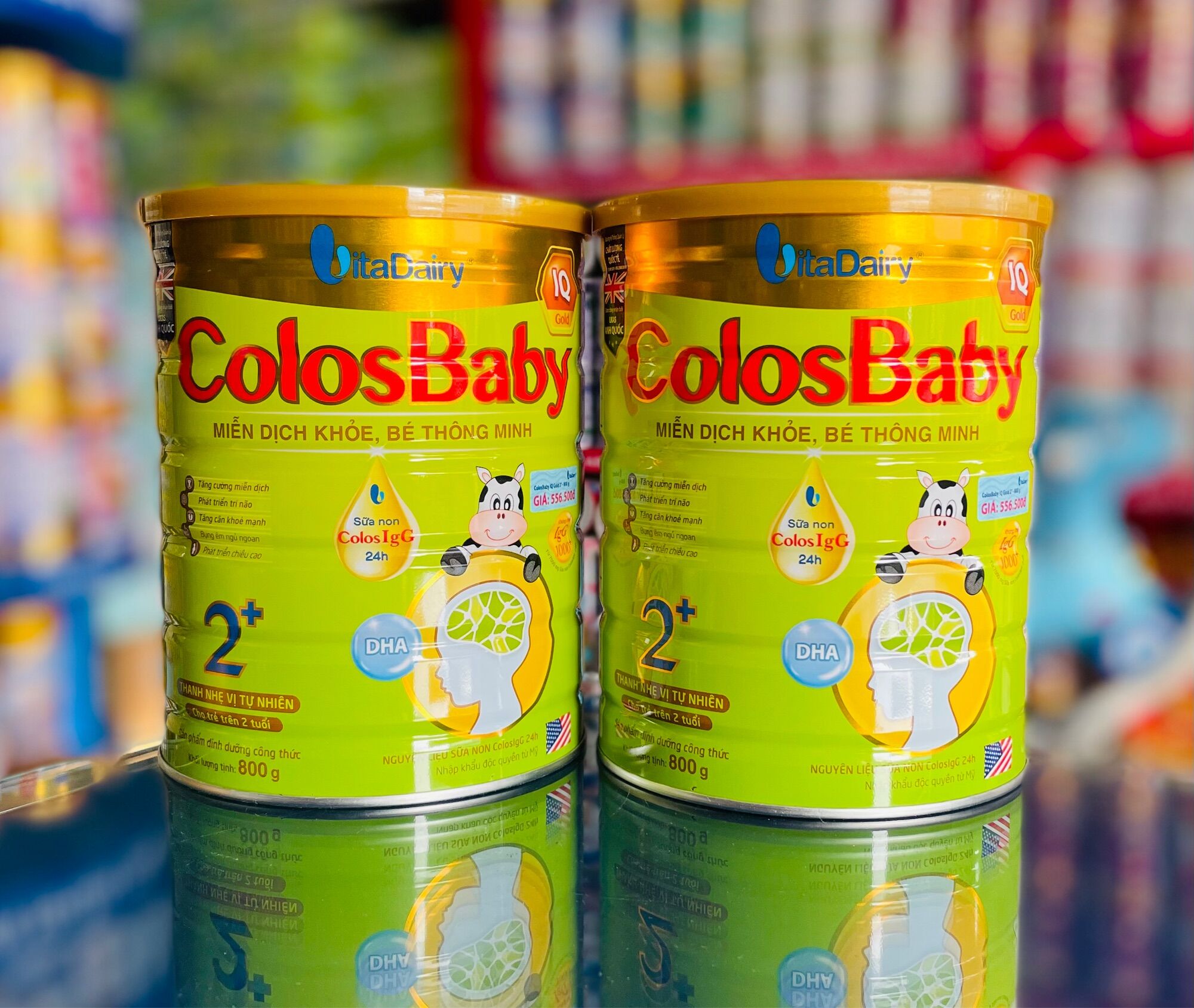 Sữa bột colosbaby iq 2+ 800g, cam kết chính hãng,date mới