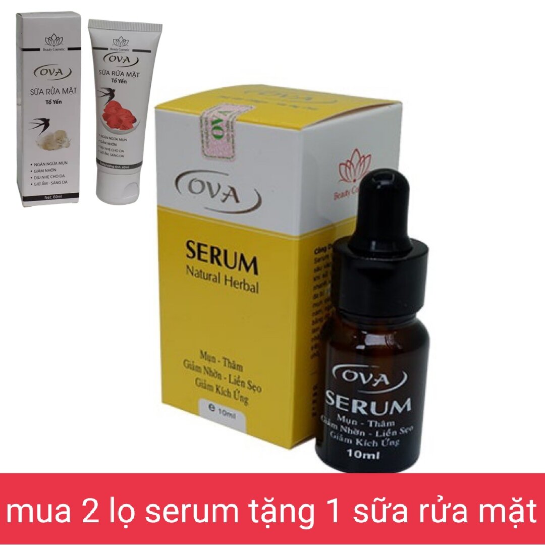 Serum ova mụn - thâm - giảm nhờn - liền sẹo - giảm kích ứng