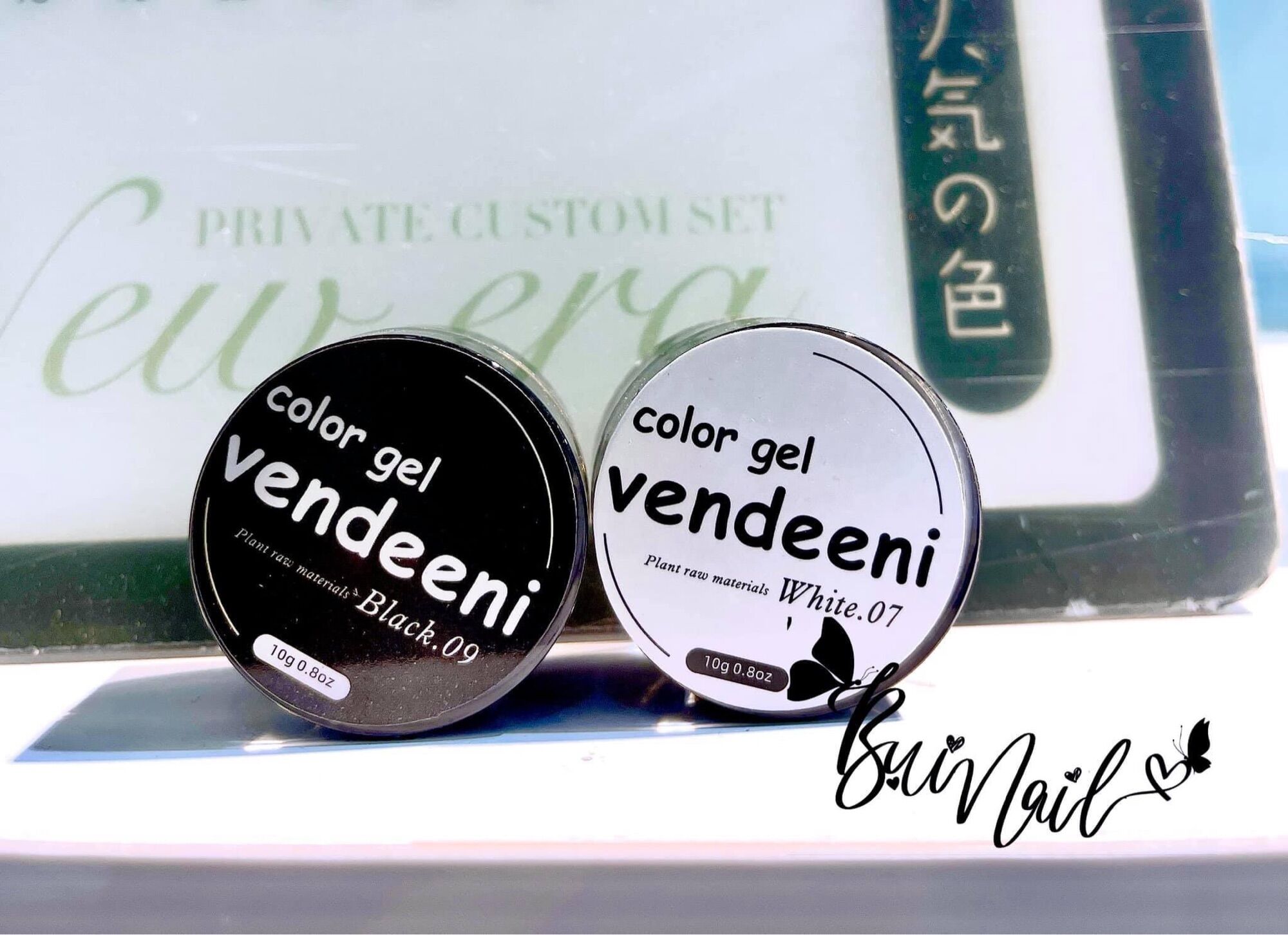 Gel vẽ trắng - đen vendeeni