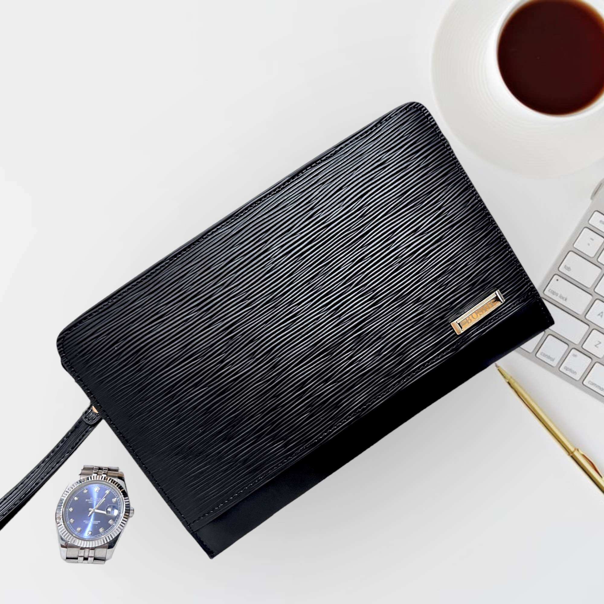 Ví Clutch Cầm Tay Da Thật B050.