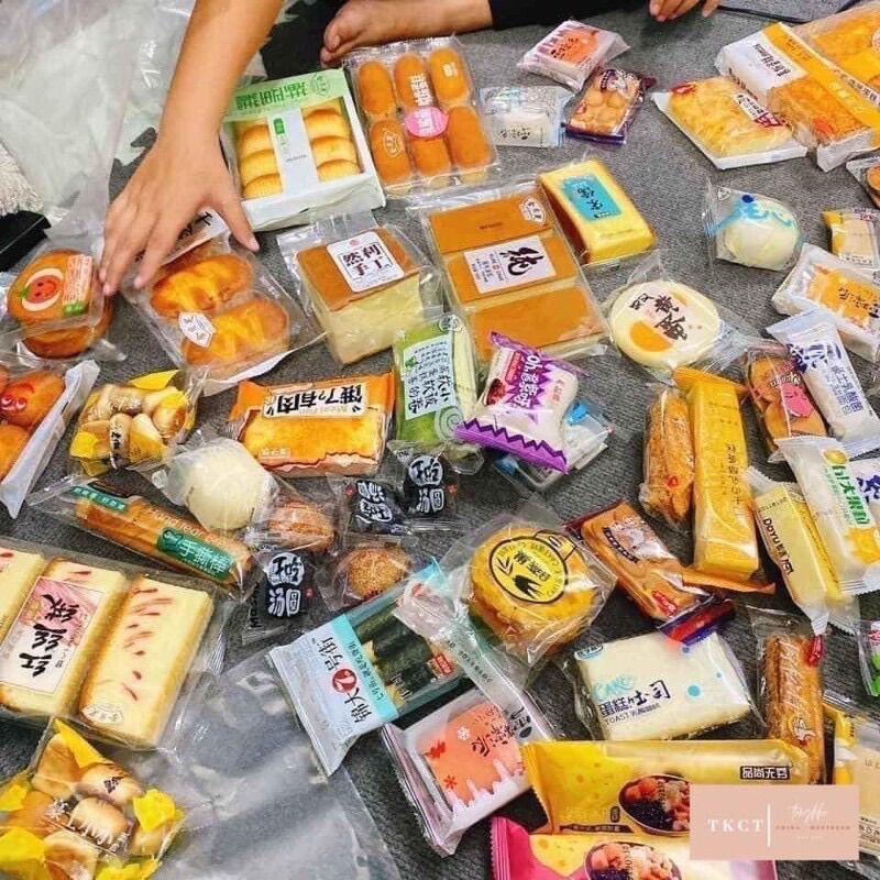 [BÁNH LOẠI NGON]THÙNG 1KG BÁNH MIX ĐÀI LOAN