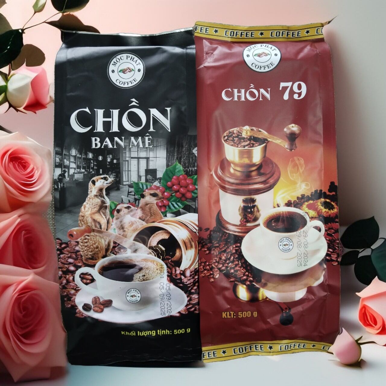 Combo 2 gói cà phê chồn ( BAN MÊ+CHỒN 79)=1 kg THƠM, BÉO , SÁNH , ĐẬM, ÍT ĐẮNG.