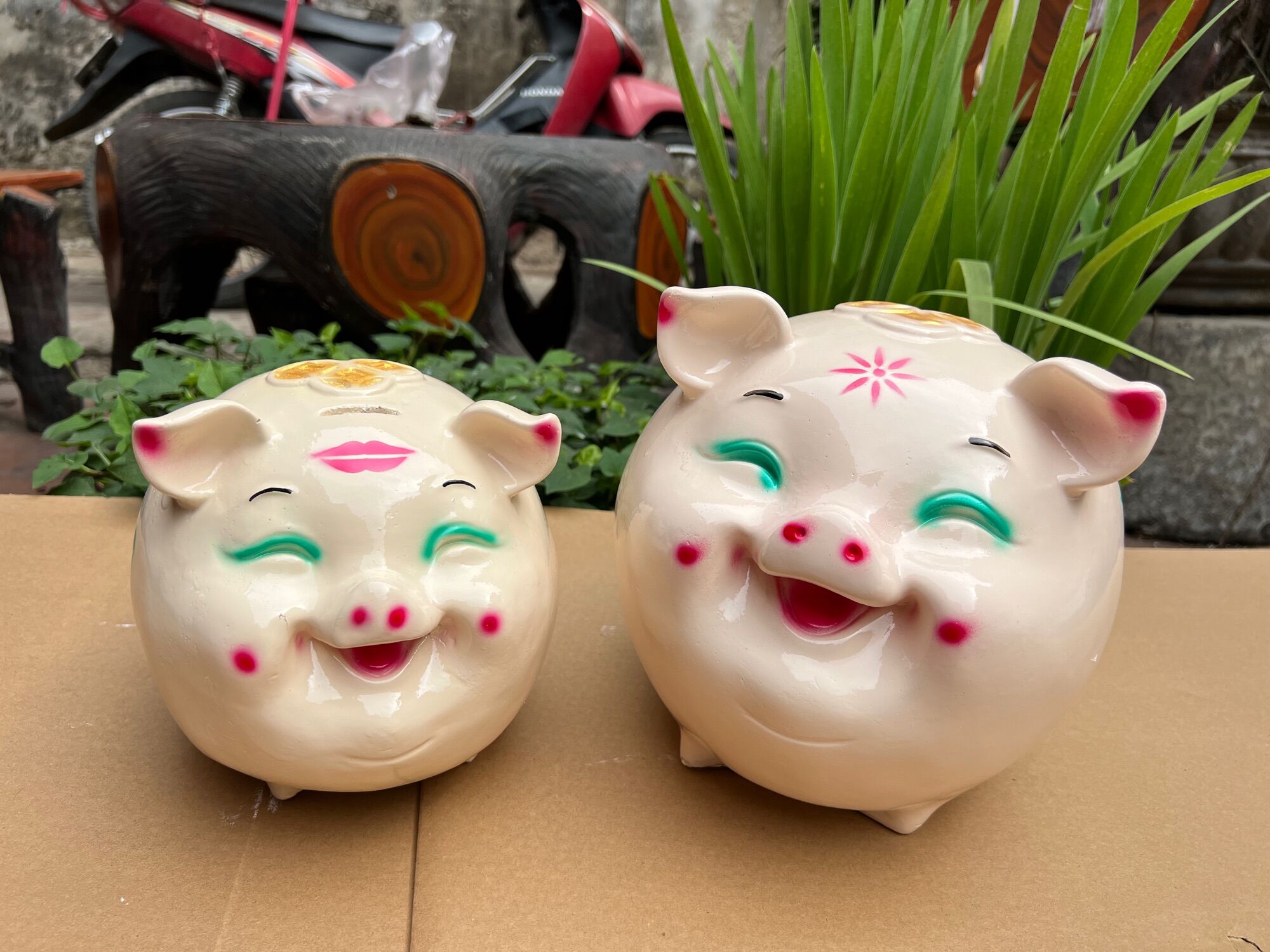 Heo/lợn đất tiết kiệm mẫu pi hàn quốc sz nhỏ