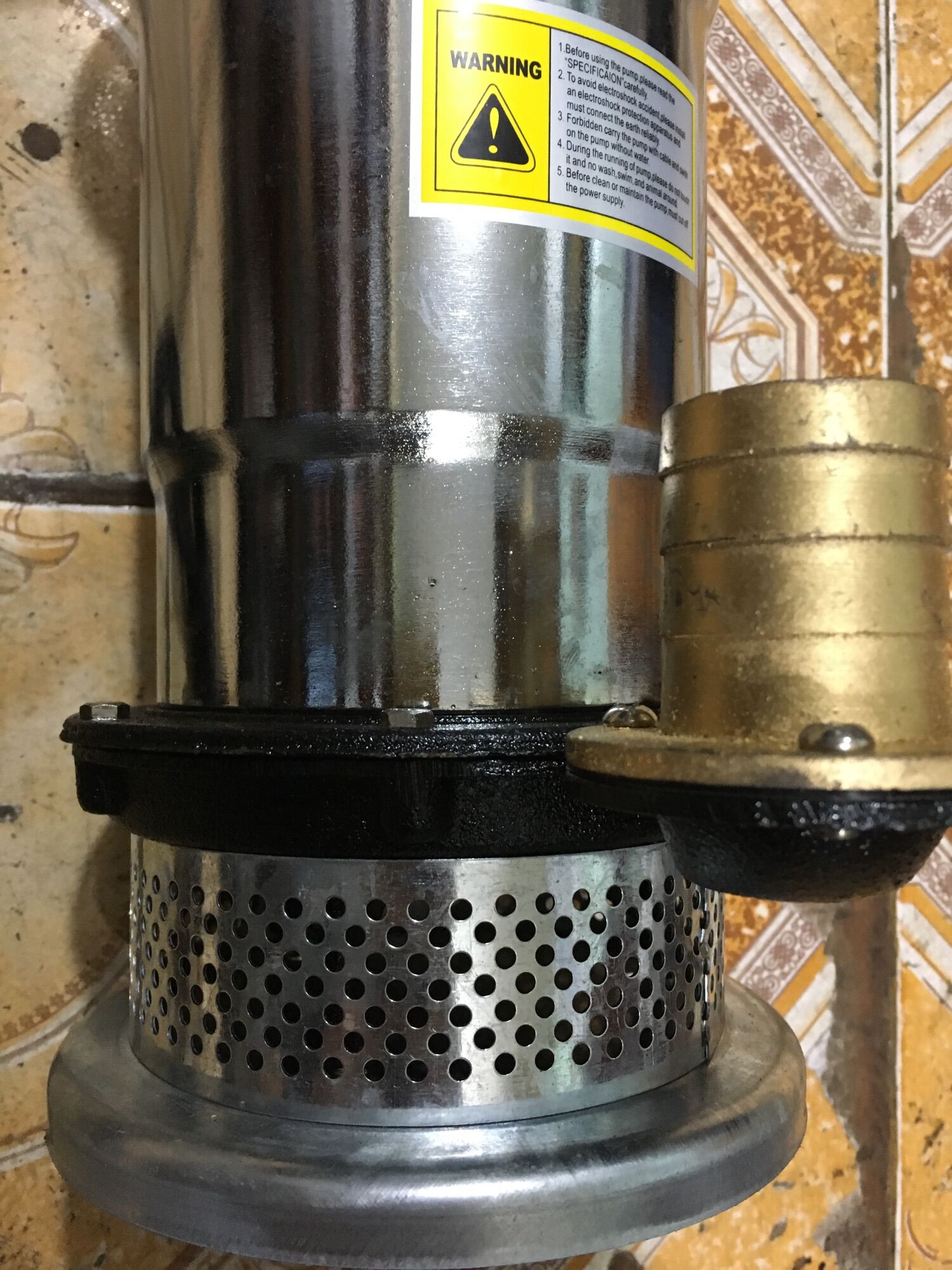 Máy bơm chìm 1hp 0.75kw 220v dây đồng