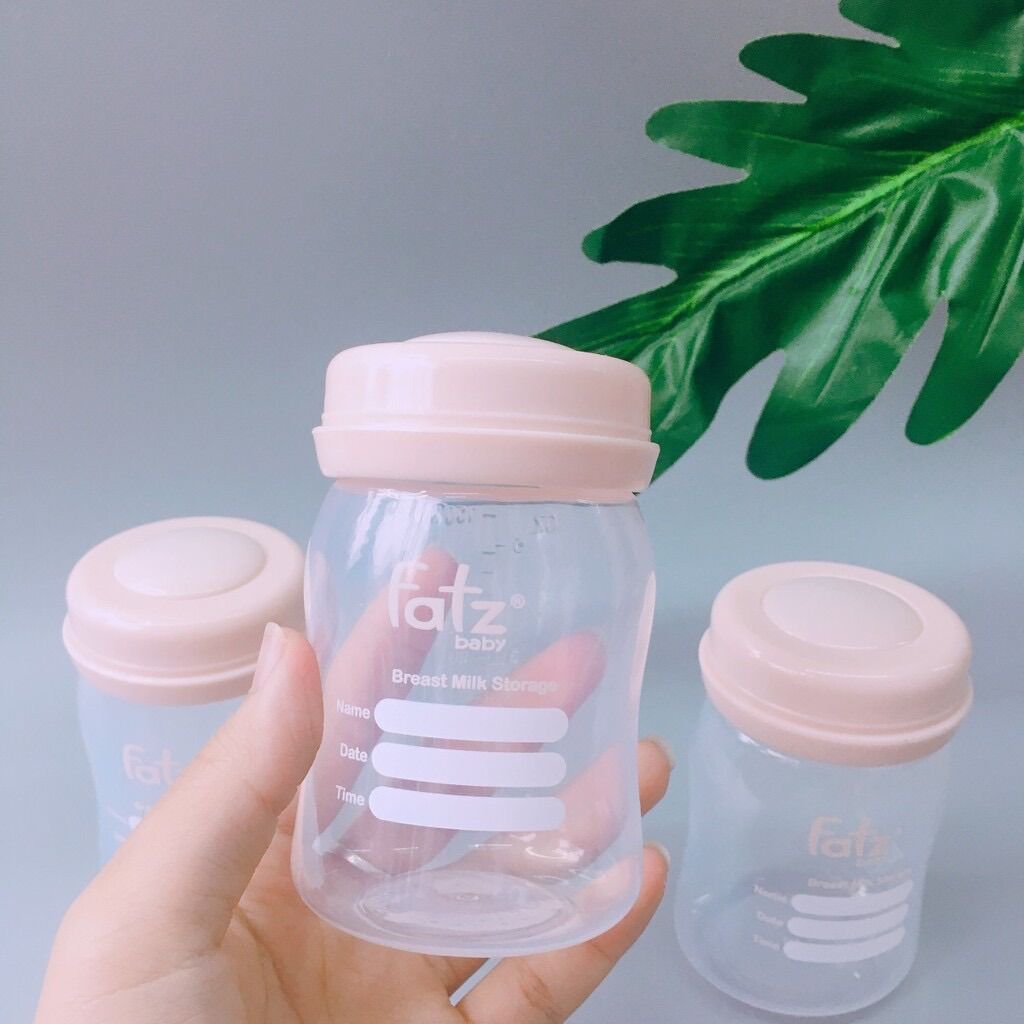 [CHÍNH HÃNG]- Bình trữ sữa 150ml (bộ 3 bình) Fatzbaby FB0120N