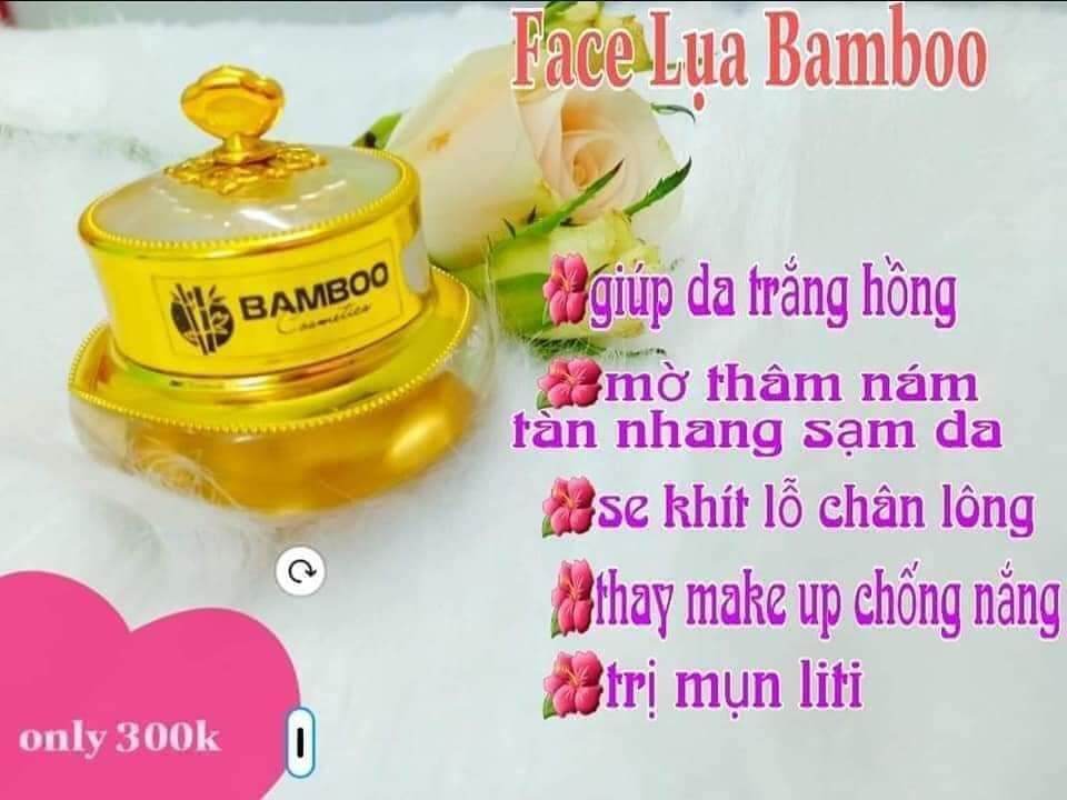 💥Mẫu 2024💥Combo Serum Bamboo và Kem Face Lụa Bamboo (kèm quà)