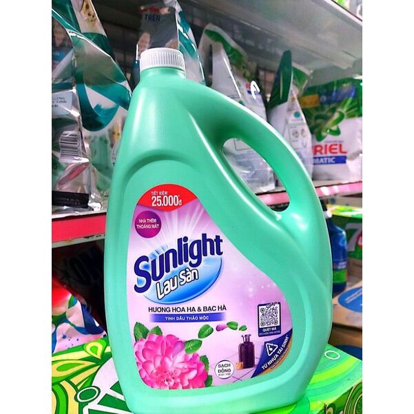 Nước lau sàn sunlight thảo mộc 3.6kg