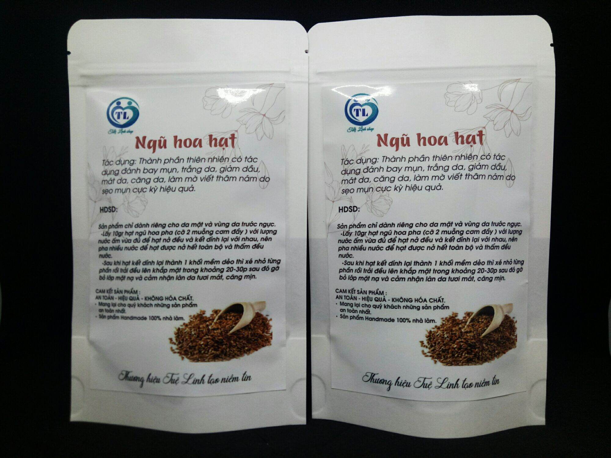 100g Ngũ hoa hạt đắp mặt nạ