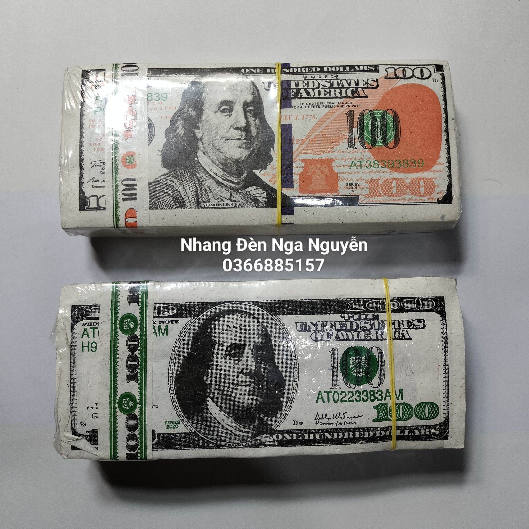 Tiền Đô la Mỹ hàng mã /Giấy cúng tiền đô âm phủ
