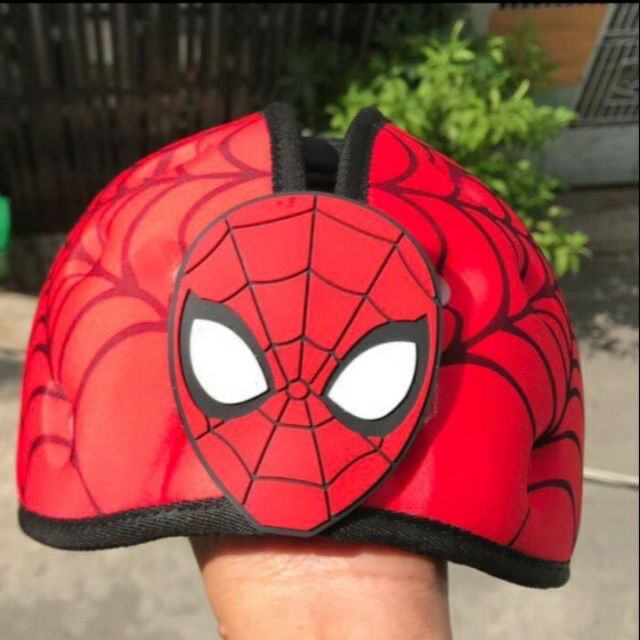Nón bảo hiểm cho bé jizo helmet mẫu spiderman