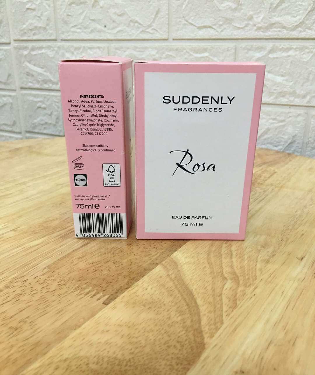 Nước hoa nữ Suddenly Rosa nội địa Pháp 75ml