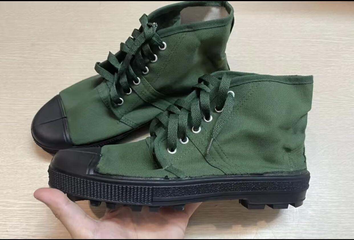 GIẦY VẢI LÍNH CAO CỔ, GIÀY VẢI QUÂN ĐỘI ĐẾ CAO SU