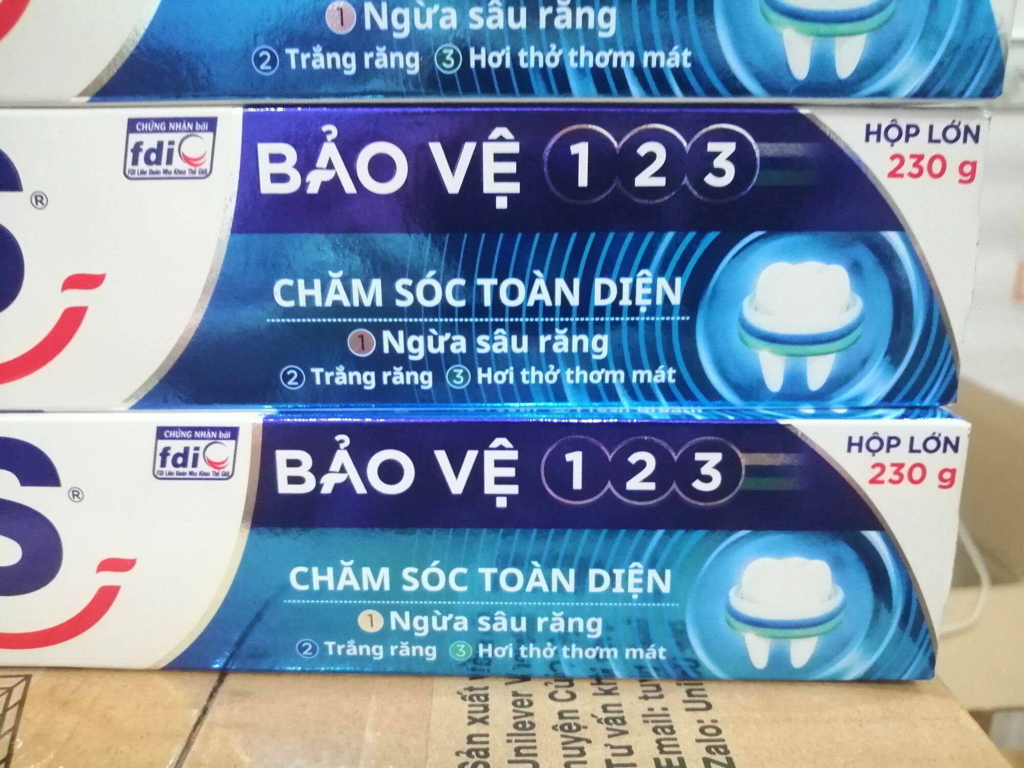 Kem đánh răng p/s 123 toàn diện 230g(3 cây)