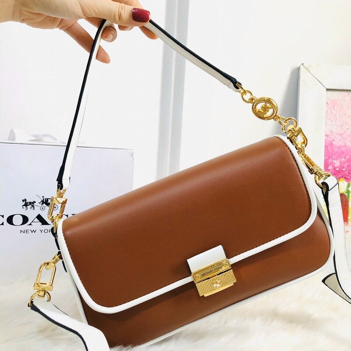 [HCM]Túi MK dáng kẹp nách dư xịn