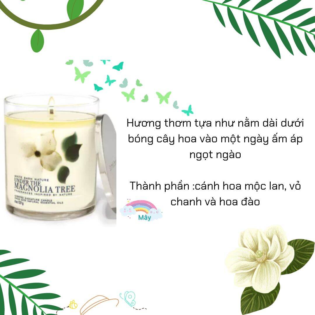 Nến thơm 1 bấc Bath and Body Works nhiều mùi