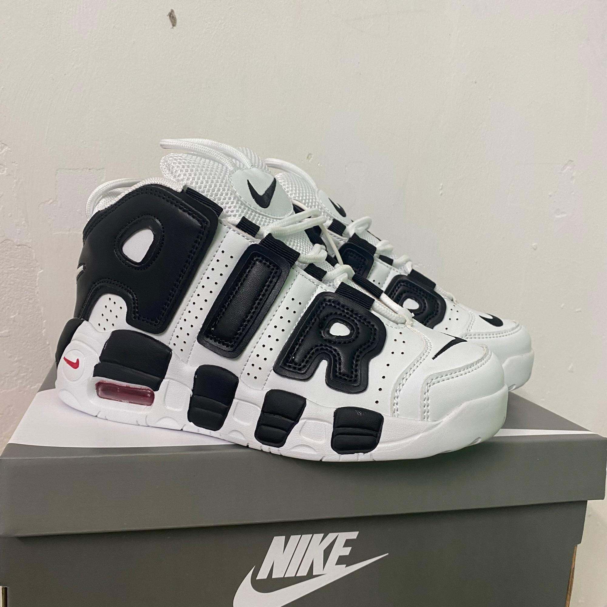 Giầy Uptempo air trắng đen cao cổ siêu đẹp fullbox
