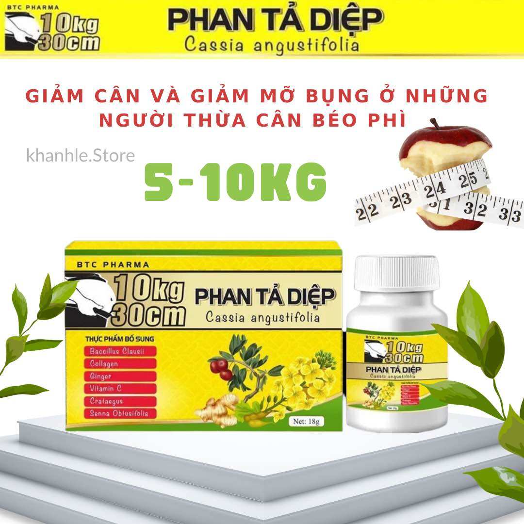 Thảo mộc giảm cân cao cấp Phan Tả Diệp mẫu mới giảm siêu mạnh