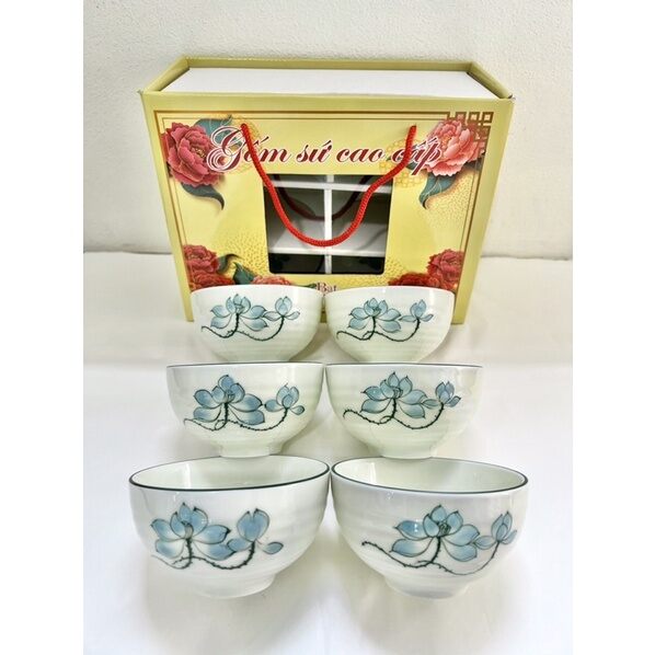 BỘ 6 BÁT ĂN CƠM BÁT TRÀNG