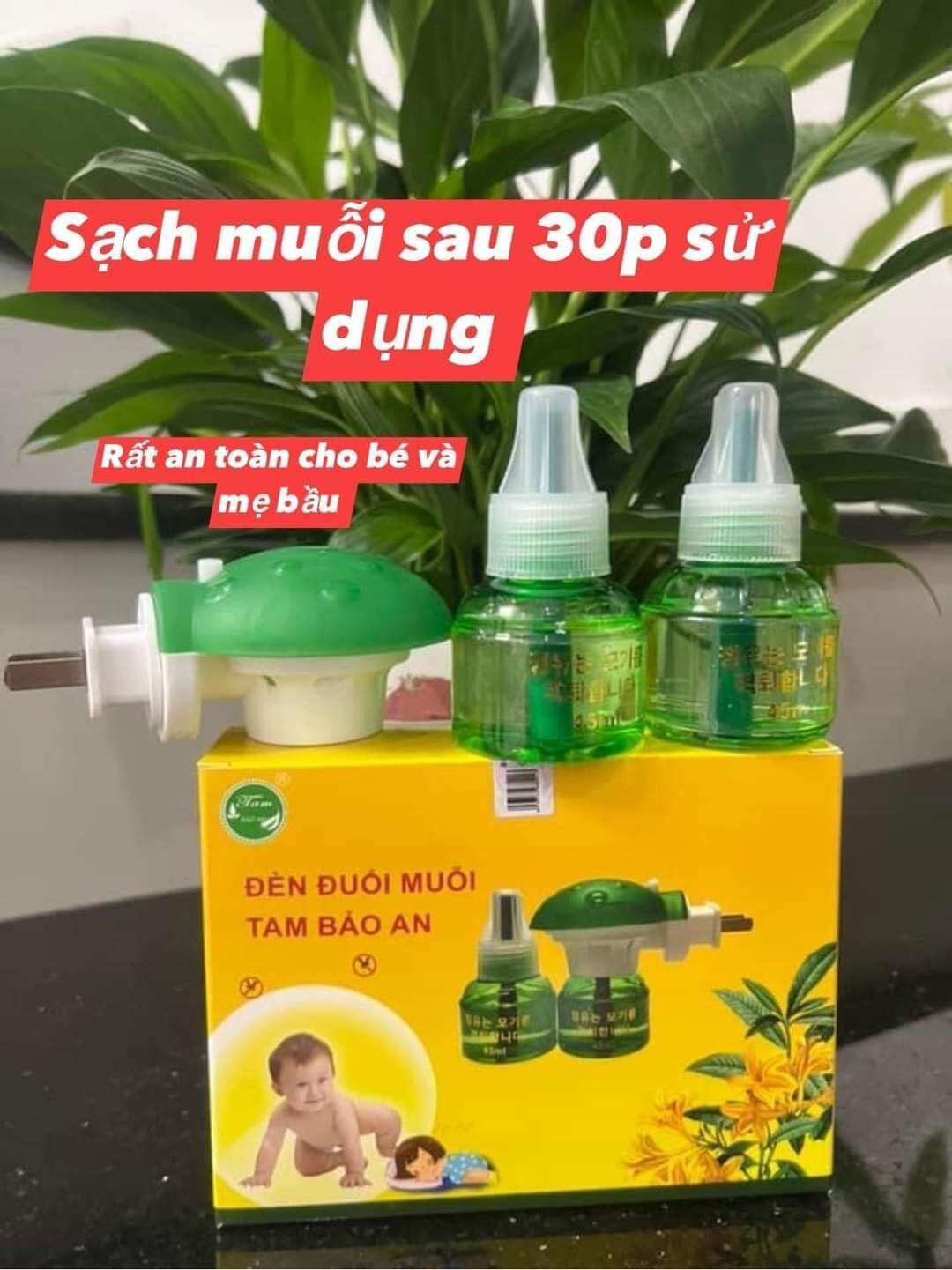Tinh dầu đuổi Muỗi Tam Bảo An (1 lọ dầu)