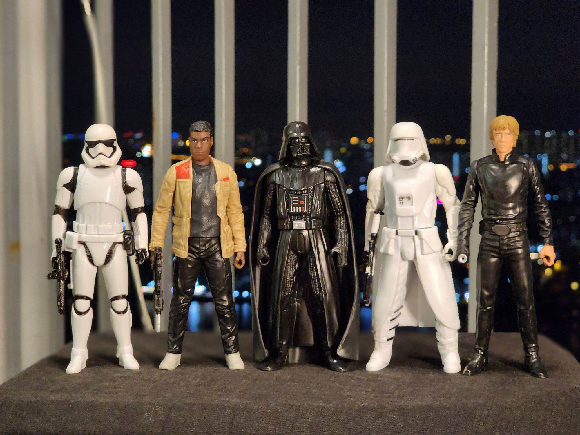 Bộ 5 nhân vật trong phim star wars: the force awakens - no box