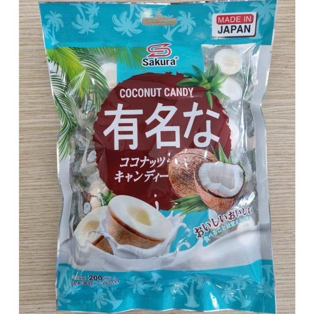 Kẹo Dừa Giòn Sakura Nhật Gói( 200gr)