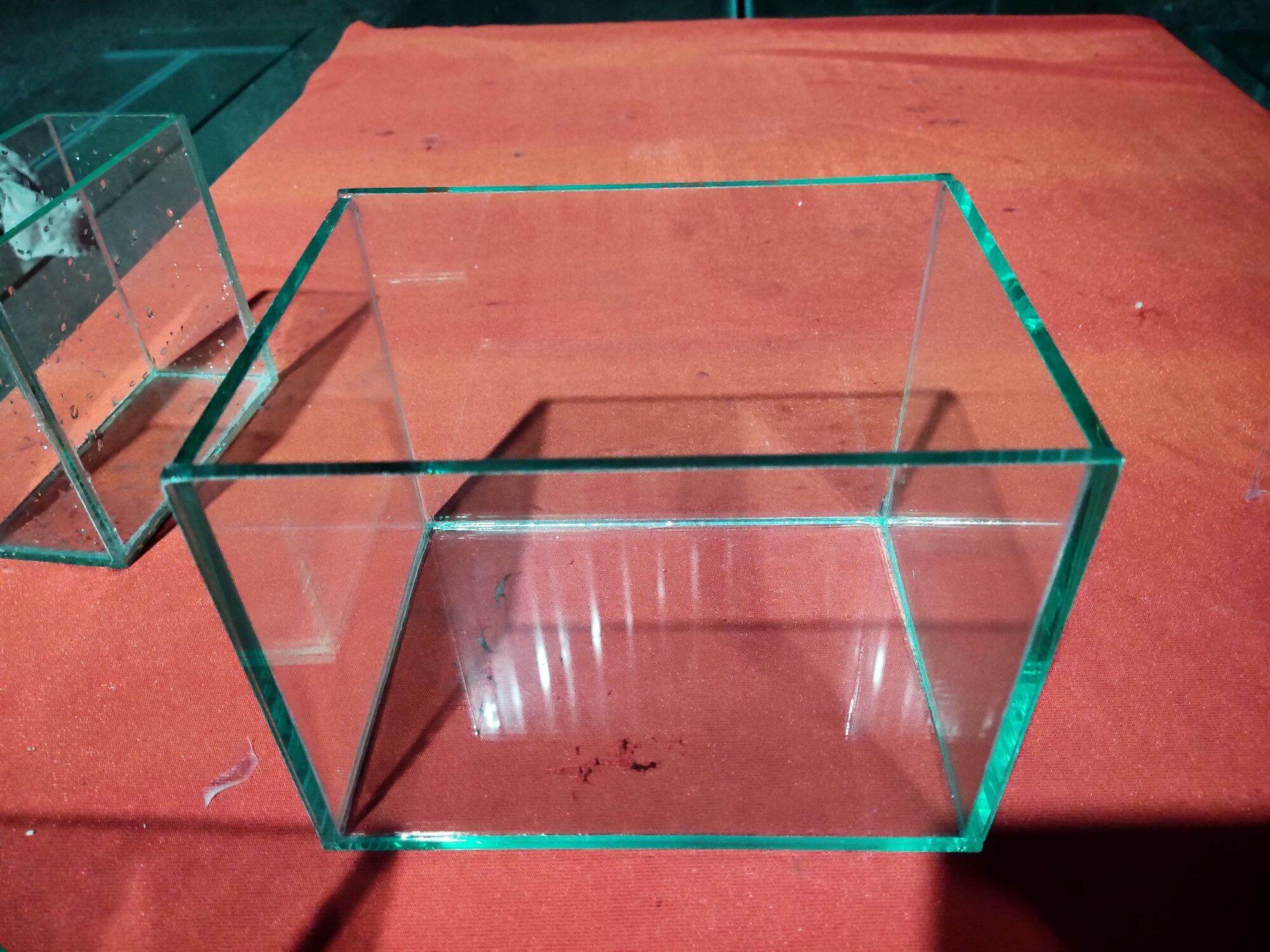 Hồ cá mini hồ cá mini hồ cá bảy màu + tặng kèm miếng lót đáy hồ