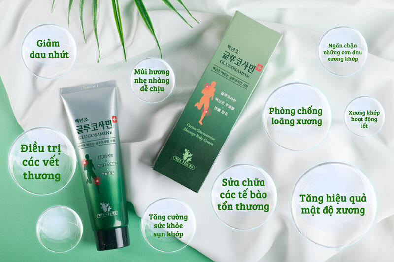 [Chính Hãng] Dầu lạnh Hàn Quốc Glucosamine (150ml - 165ml) - Giảm Đau Nhức