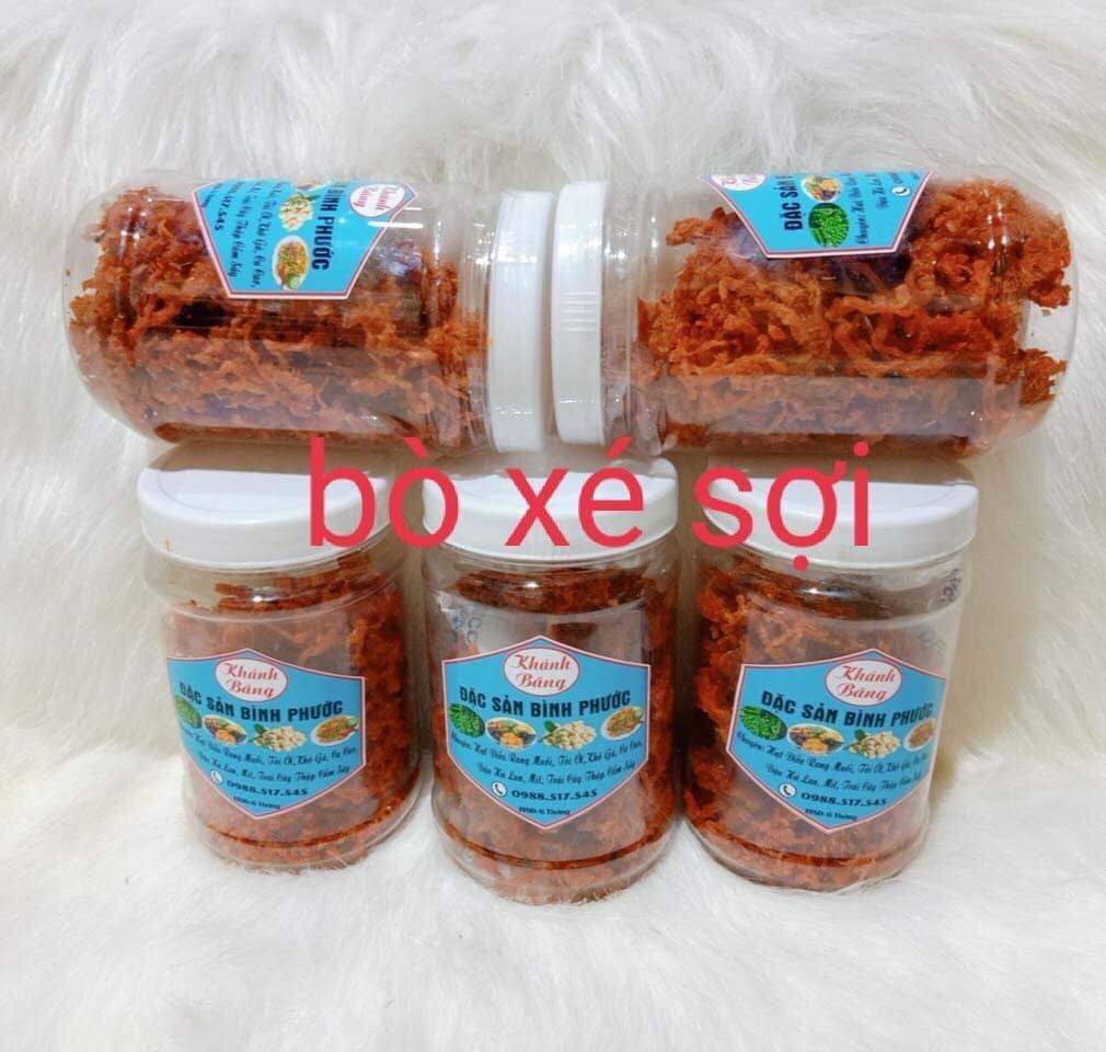250gram Bò Khô Sợi Xé Nhỏ Hàng Ngon Nhức Nách Ăn Vặt Lel.