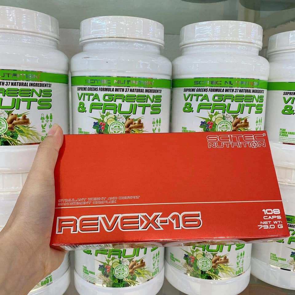SCITEC REVEX 16 - ĐỐT MỠ GIẢM CÂN 108 VIÊN